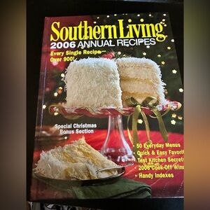 Southern Living 2006 Annual Recipes Cookbook - Bold Yellow and Rich Red